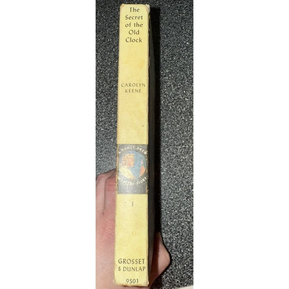 Nancy‎ Drew Lot (3) Vintage Books Numbers 1,4 & 39 Mystery Of Clock/Puppet/Lilac